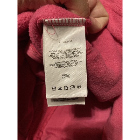 Columbia Full Zip Fleece Jacket / Pink / Women's Size M - Picture 9 of 9